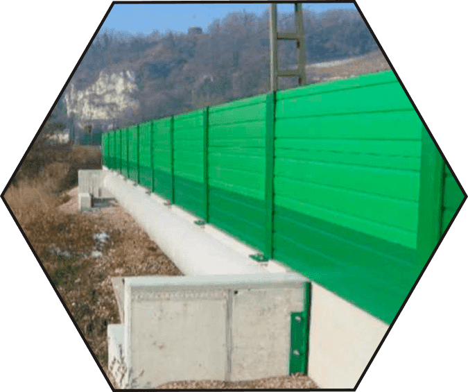 Строительство фундаментов шумозащитных стен